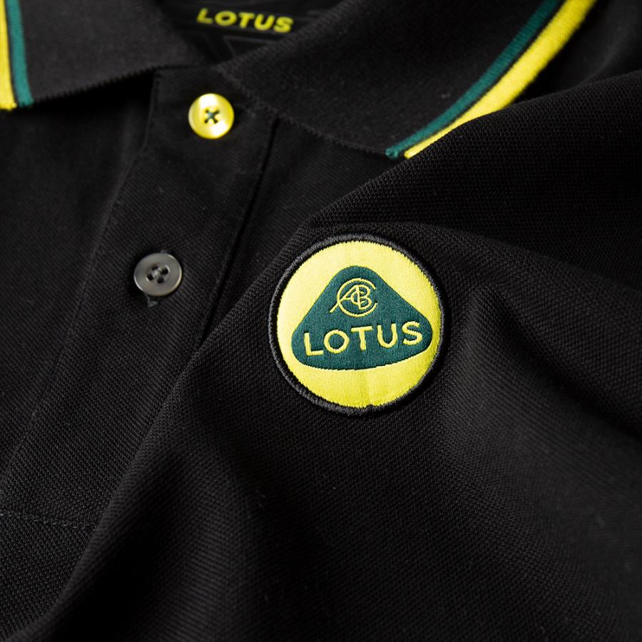 Lotus Mens Polo-Black